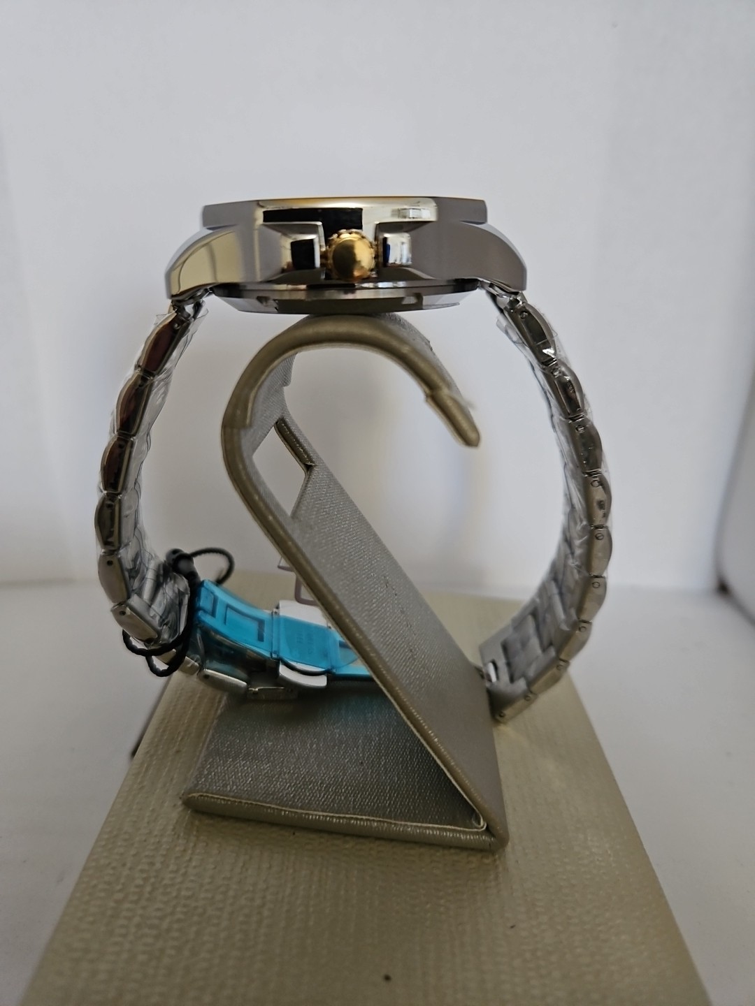 BIBI B0151 men’s White Dial, Gold case, Gold & Silver band.