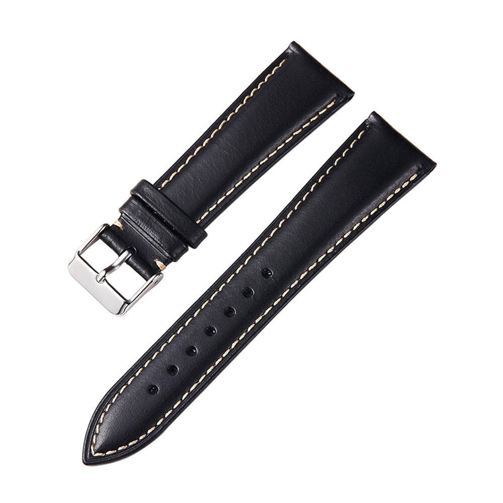 New Vintage Oil Wax Genuine Leather Watch Strap Band 18mm 19mm 20mm 21mm 22mm