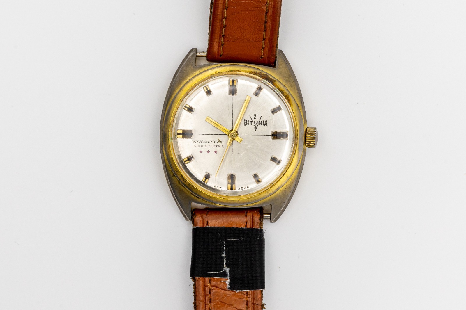 Vintage Bitunia 21 Watch BFG 866 Manual Wind 1J Waterproof – Running
