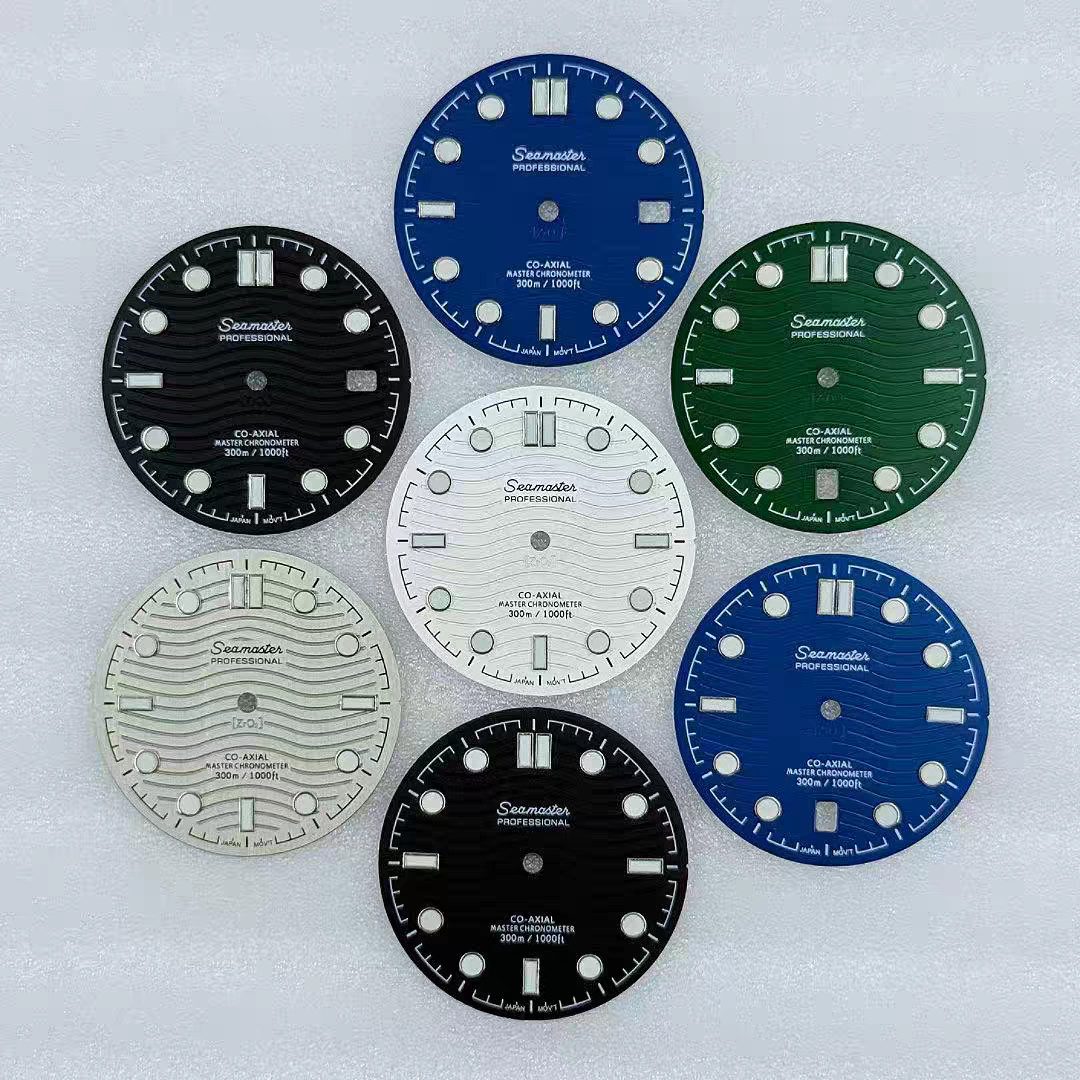 New Seiko white Seamaste 300m dial 31mm suitable for NH35 movement C3 lampshade