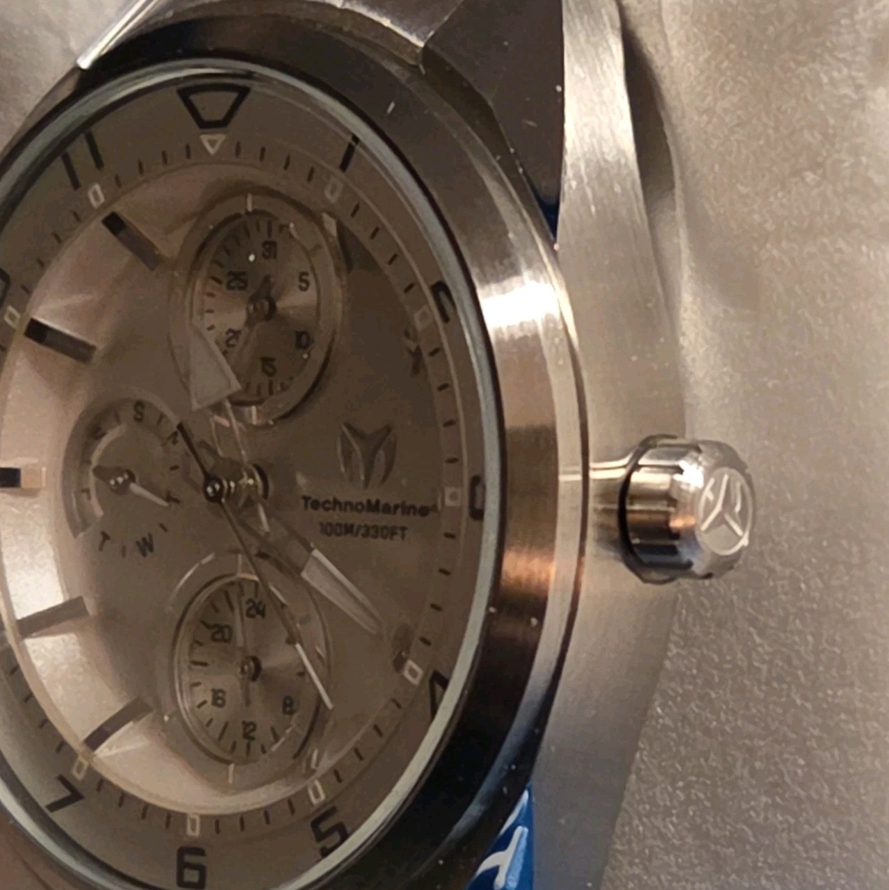 TechnoMarine Women’s TM 318109 Ocean Quantum 36mm Steel Watch. Brand New W/Box
