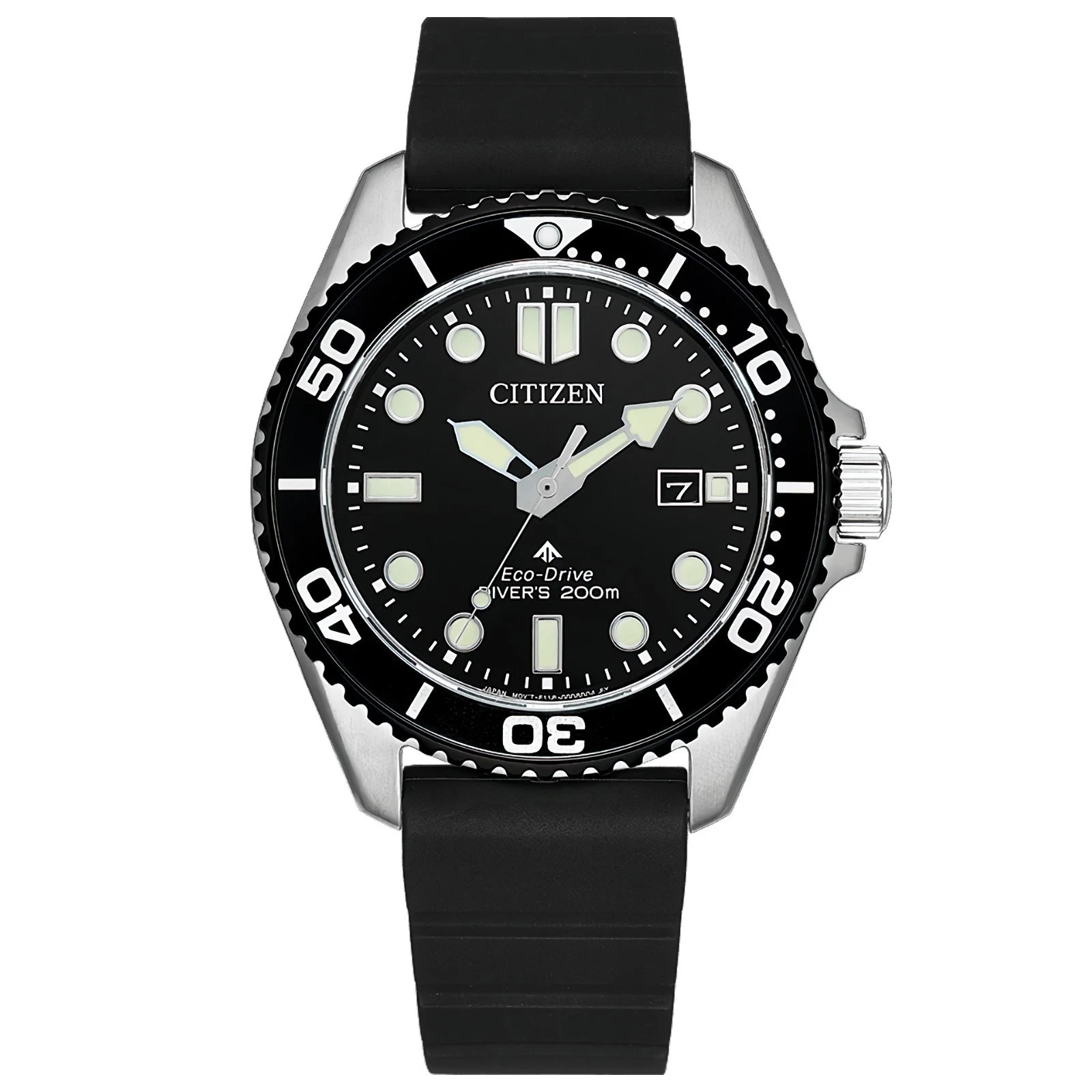 CITIZEN PROMASTER BN0266-07E Eco-Drive Black Dial Date Display 20ATM Diver Watch