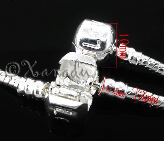 1PC 5.9in 15cm Child Size European Style Bracelet Chain For European Charm Beads