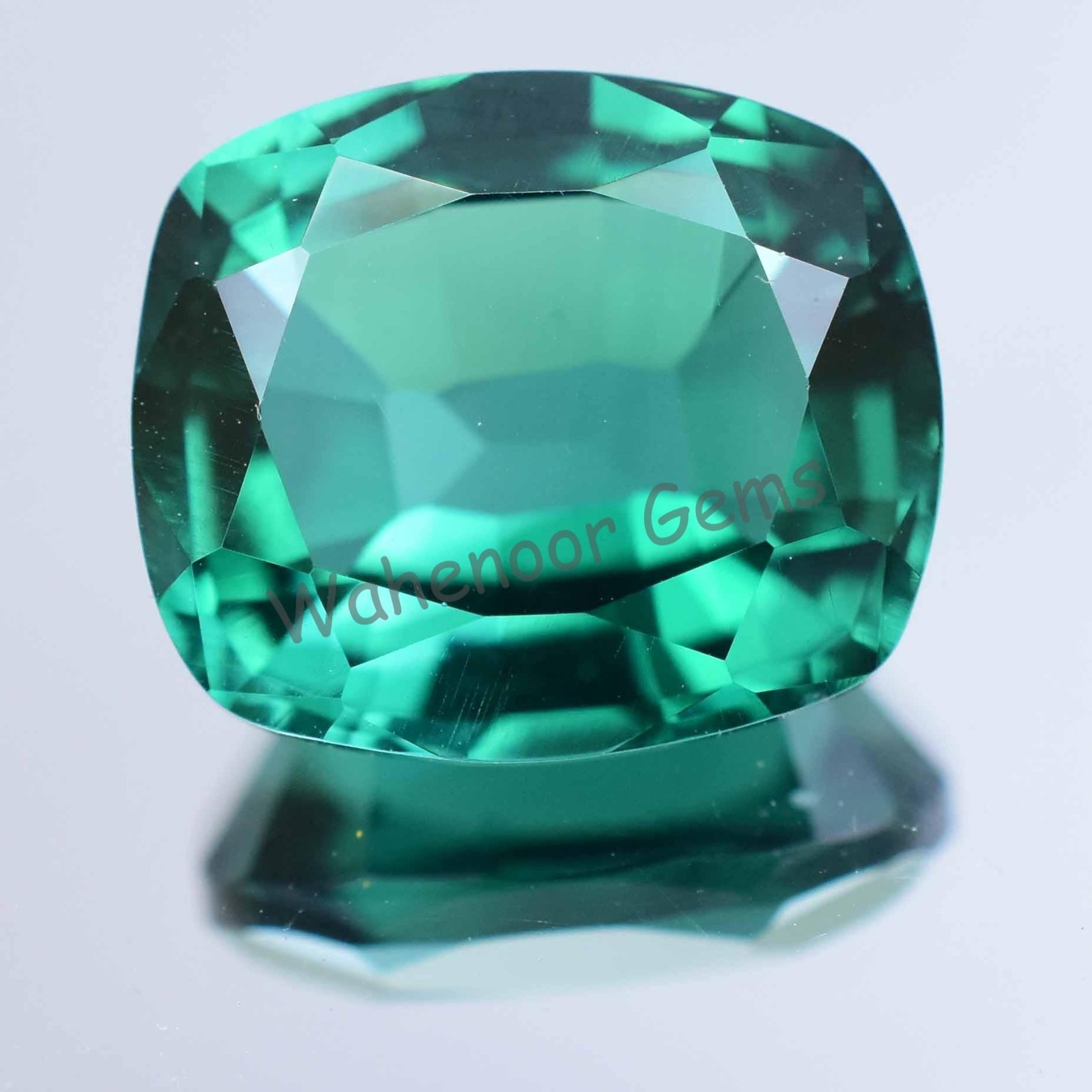 9.45 Ct Natural Vivid Green Colombian Emerald Cushion Certified Loose Gemstone