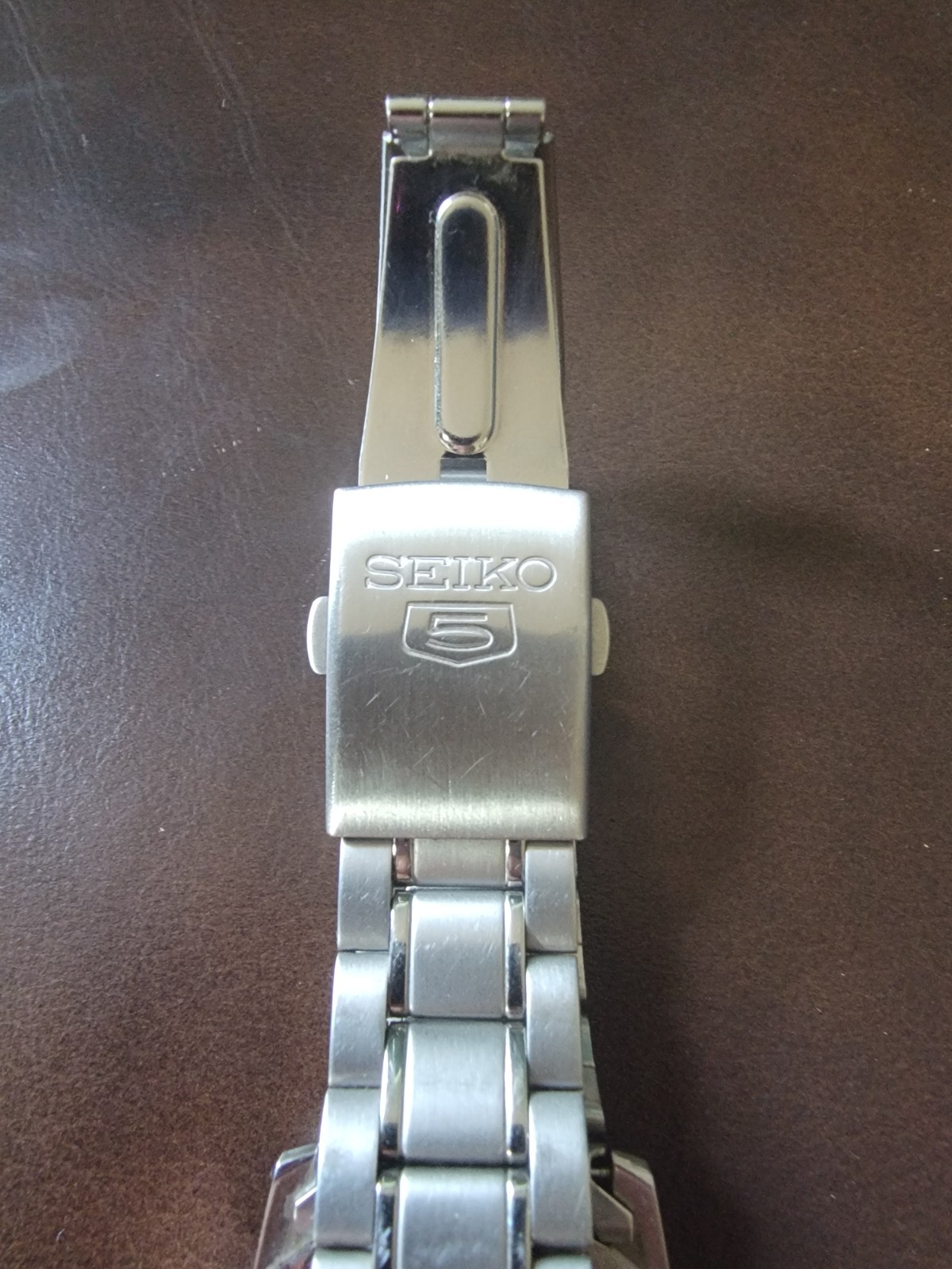 Seiko 5 Men’s Automatic 21J Blue Dial Day/Date Stainless Steel Bracelet