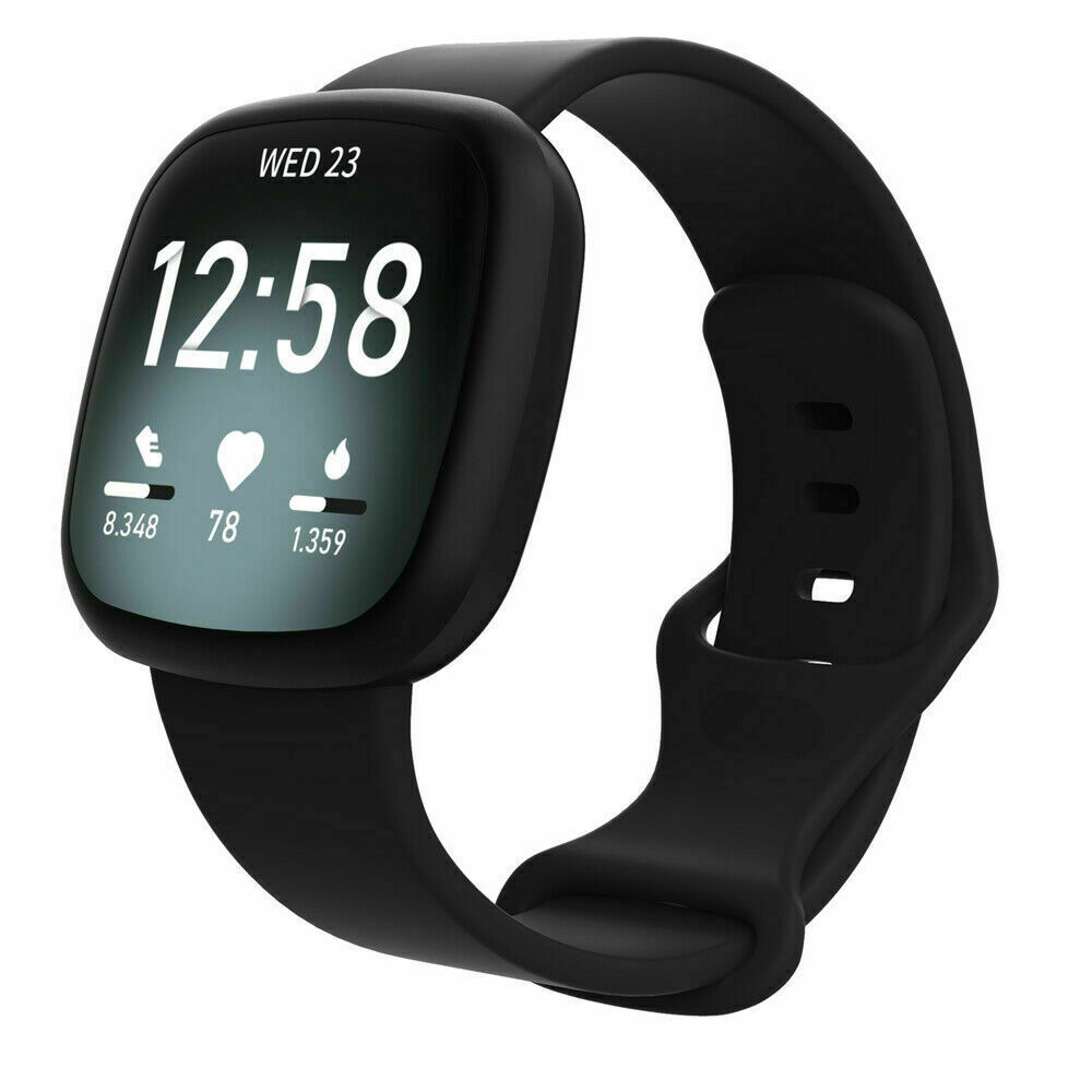 For Fitbit Versa 3 4 Sense 2 / Watch Strap Replacement Silicone Sport Wrist band