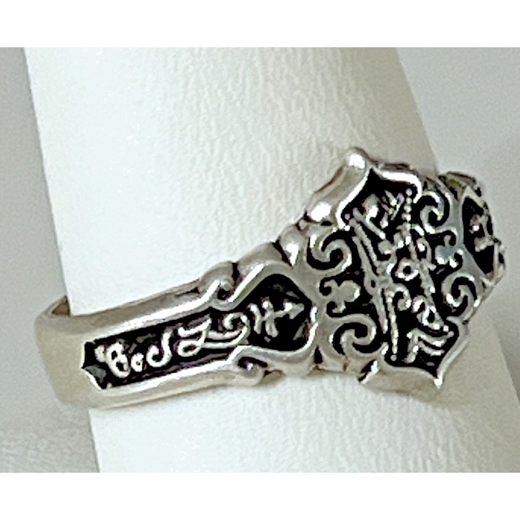 PEPI 925 STERLING SILVER OTTOMAN STILE RING SIZE 9.75 SKY