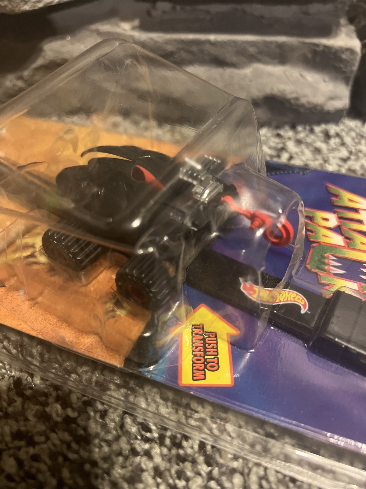 Vintage Hot Wheels Digital Detachable Wrist Watch Attack Pack Dark Claw NEW