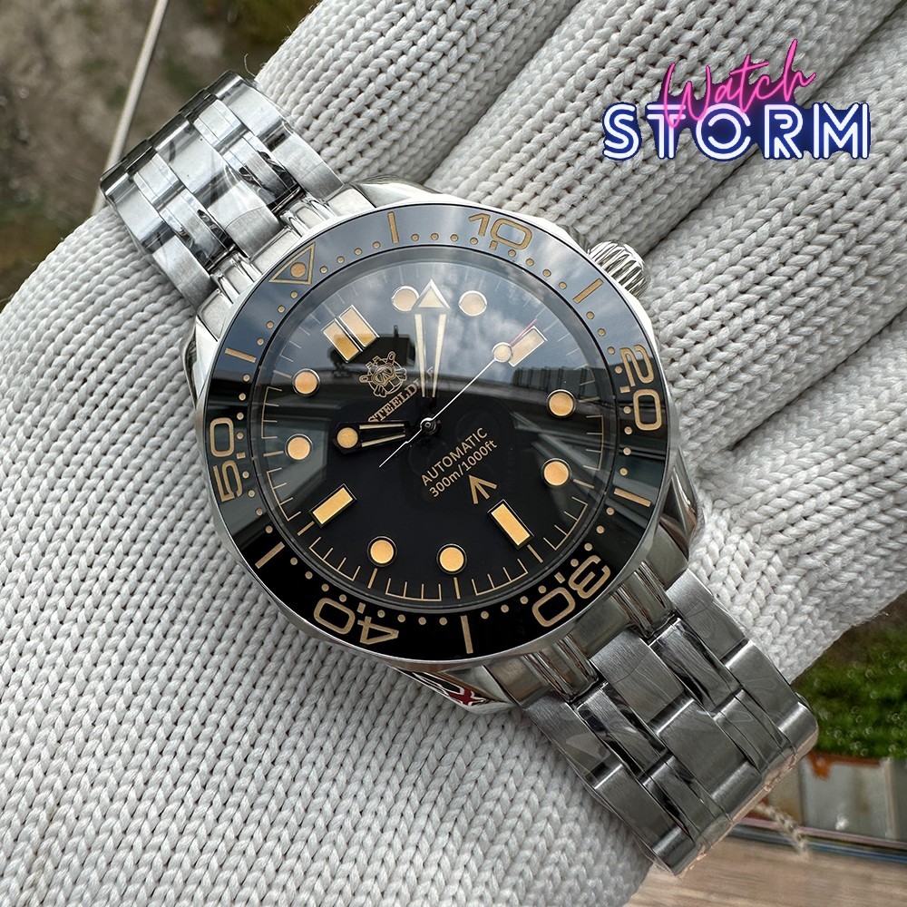 Steeldive SD1957 Vintage 300M Mechanical Diving Watch Sapphire NH35 24 Jewels
