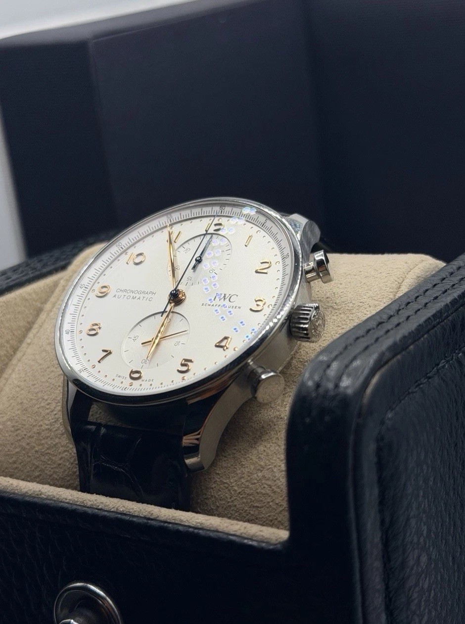 2022 IWC Portuguese Silver Dial Stainless Steel 41mm IW371604 FULLSET W Receipt