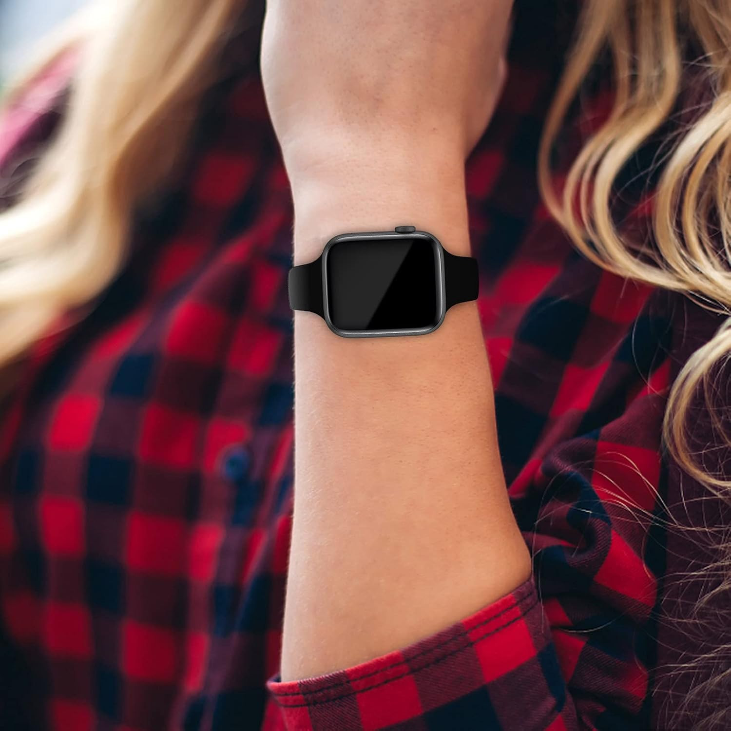 Thin Slim Band Compatible with Apple Watch 38Mm 40Mm 41Mm 42Mm 44Mm 45Mm 46Mm 49