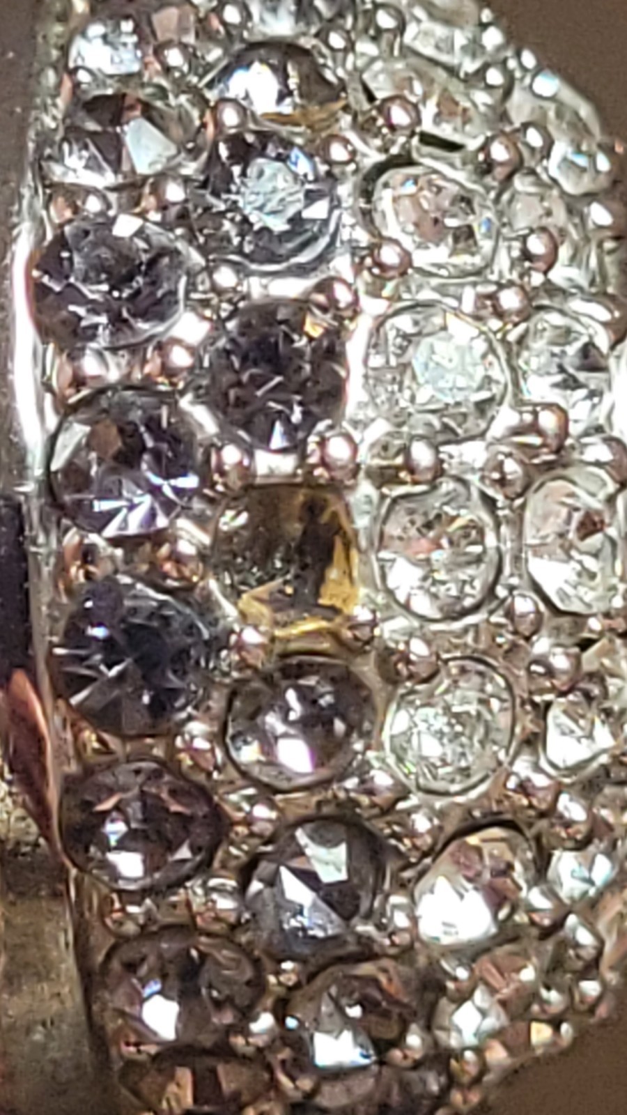 Arnold Scaasi Extravagant Large Designer Jeweled Vintage Cocktail Ring Size 7 US