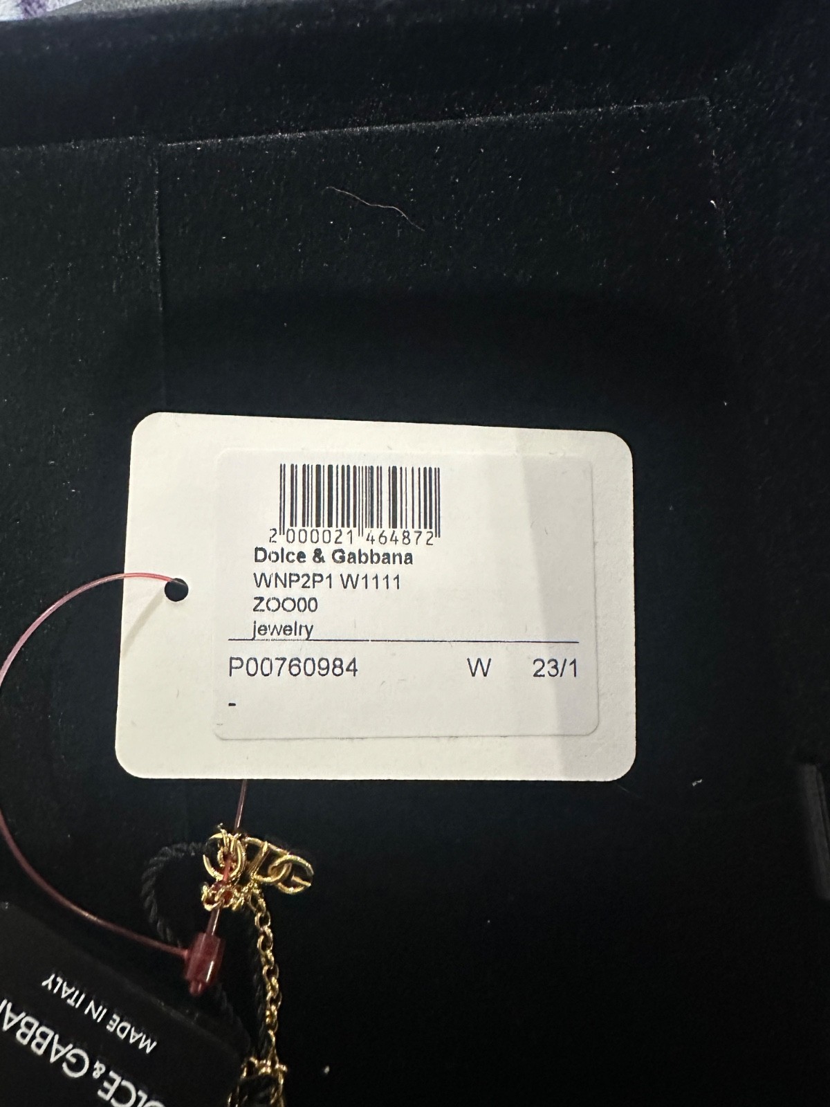 Dolce & Gabbana necklace with pearls and DG logo NEW WITH TAGS! Retails 925.00!