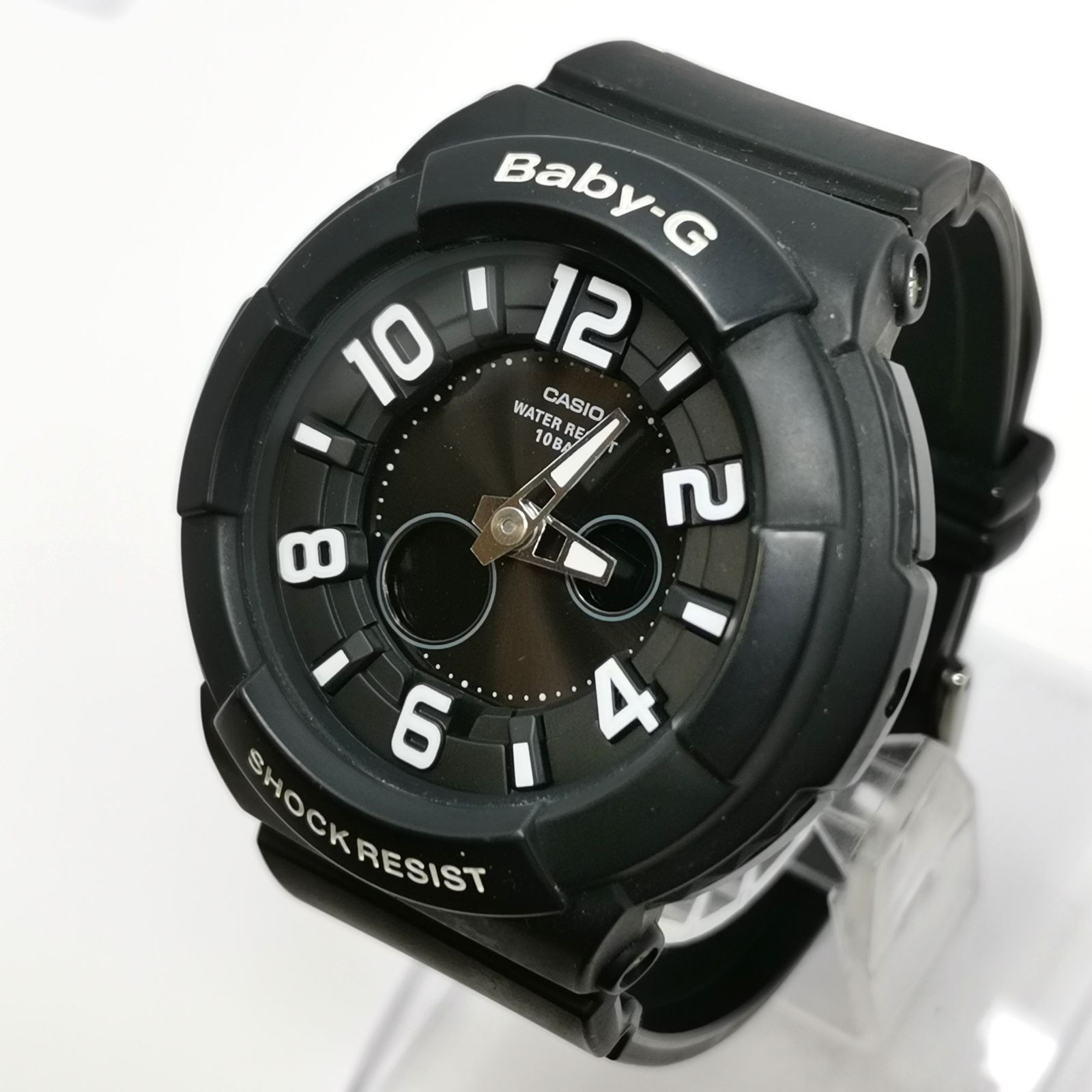 BABY G BGA 132 5232 Ladies Watch Working Black Used Item Management Number KKVNM