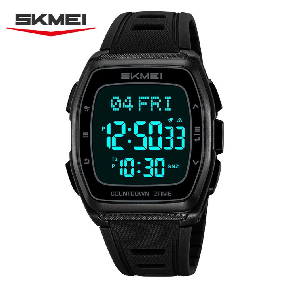 SKMEI Men Watch Countdown Stopwatch Fashion Boys Digital Wristwatch Sport Watch