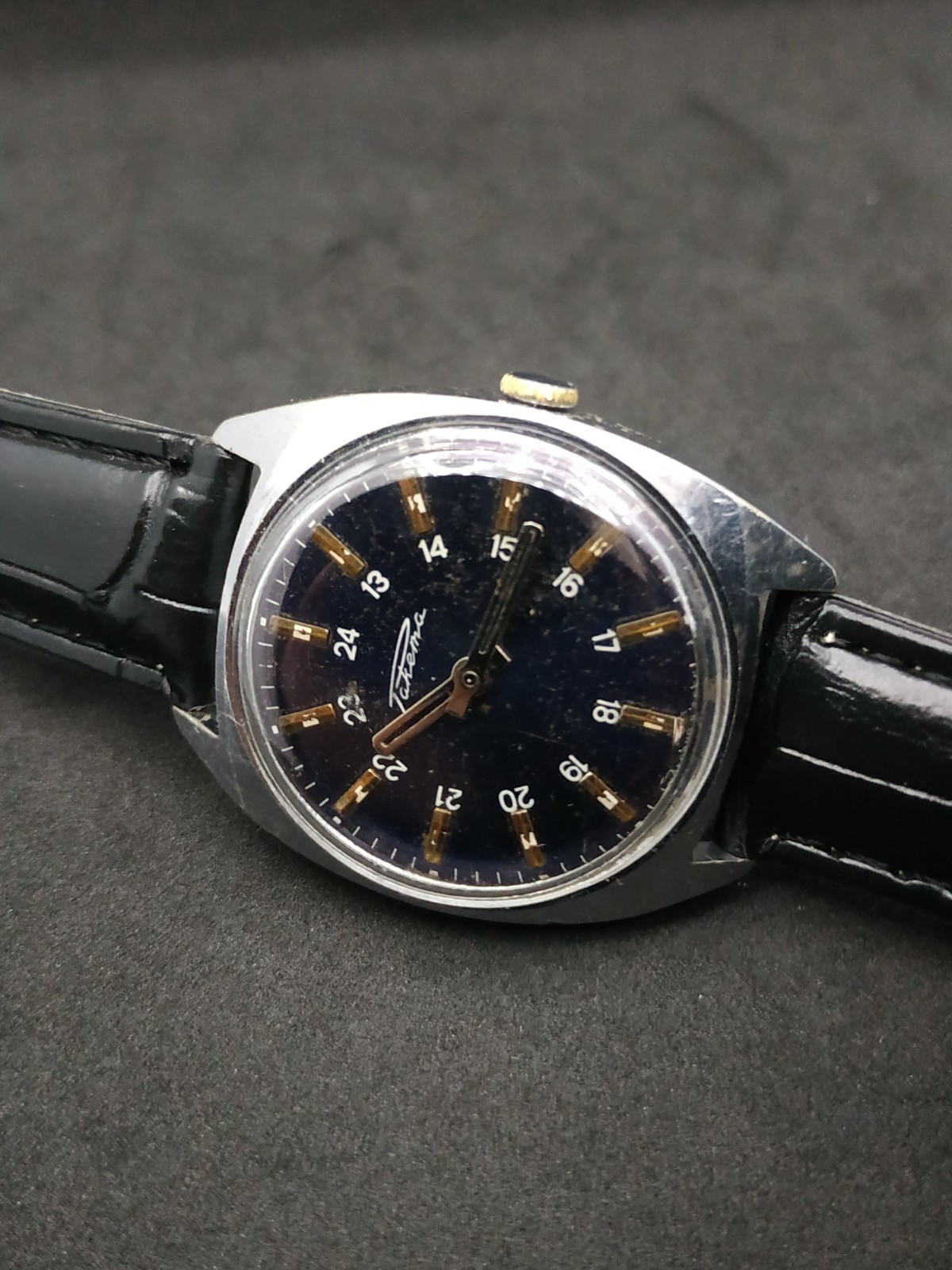 Men’s Dress Casual Vintage USSR Watch Raketa Mechanical 2609.HA Retro Soviet ☭
