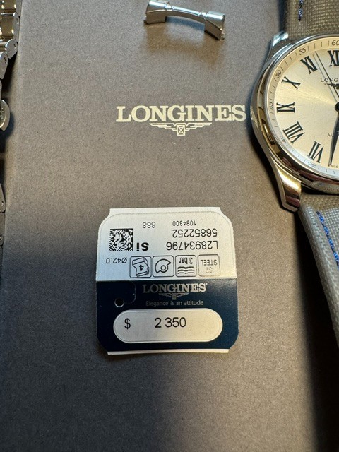 LONGINES MASTER COLLECTION- L2.893.4.79.6 Automatic watch, 42.00 mm, stainless