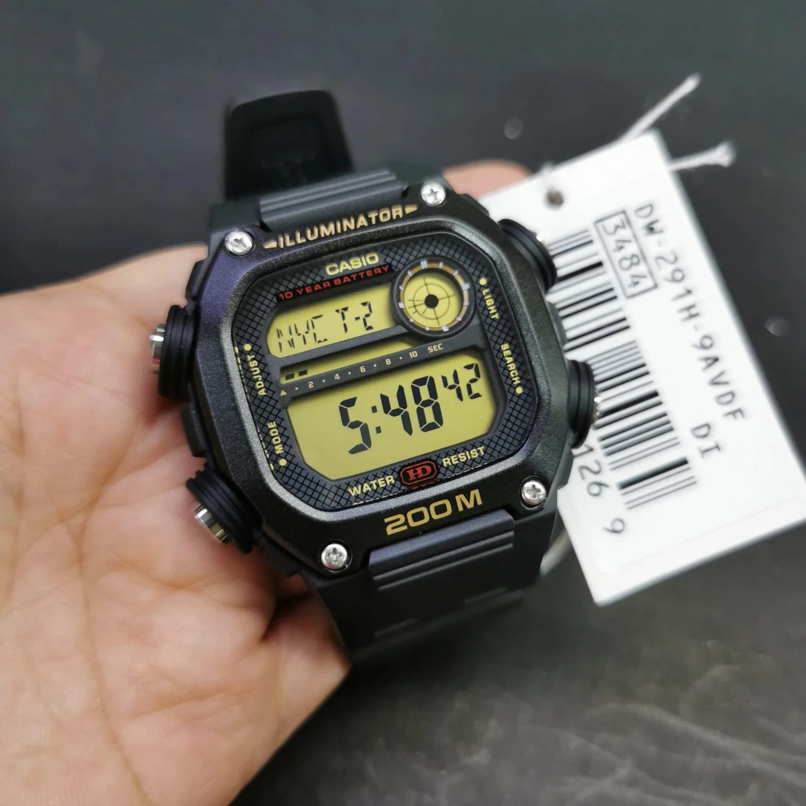 Casio DW-291H-9AVDF Quartz DW291 200M Men’s Watch New