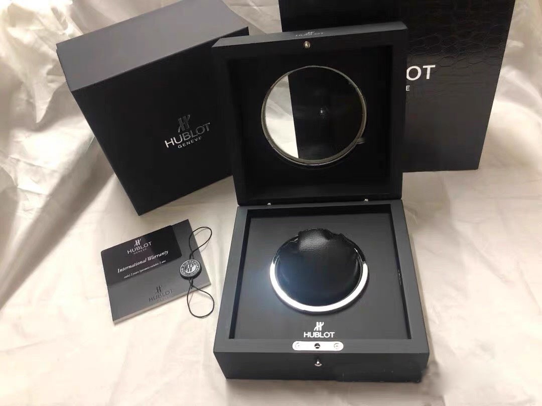Genuine Hublot Watch Presentation Box Case, Pad, Instruction Manual. 565