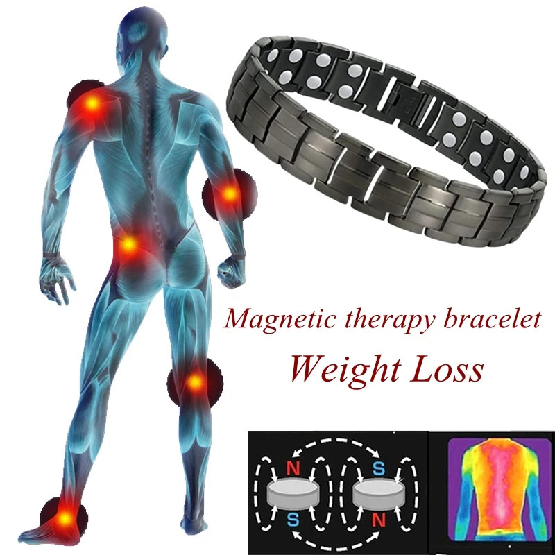 Pain Relief Energy Jewelry Gift Health Care Magnetic Bracelet Weight Loss