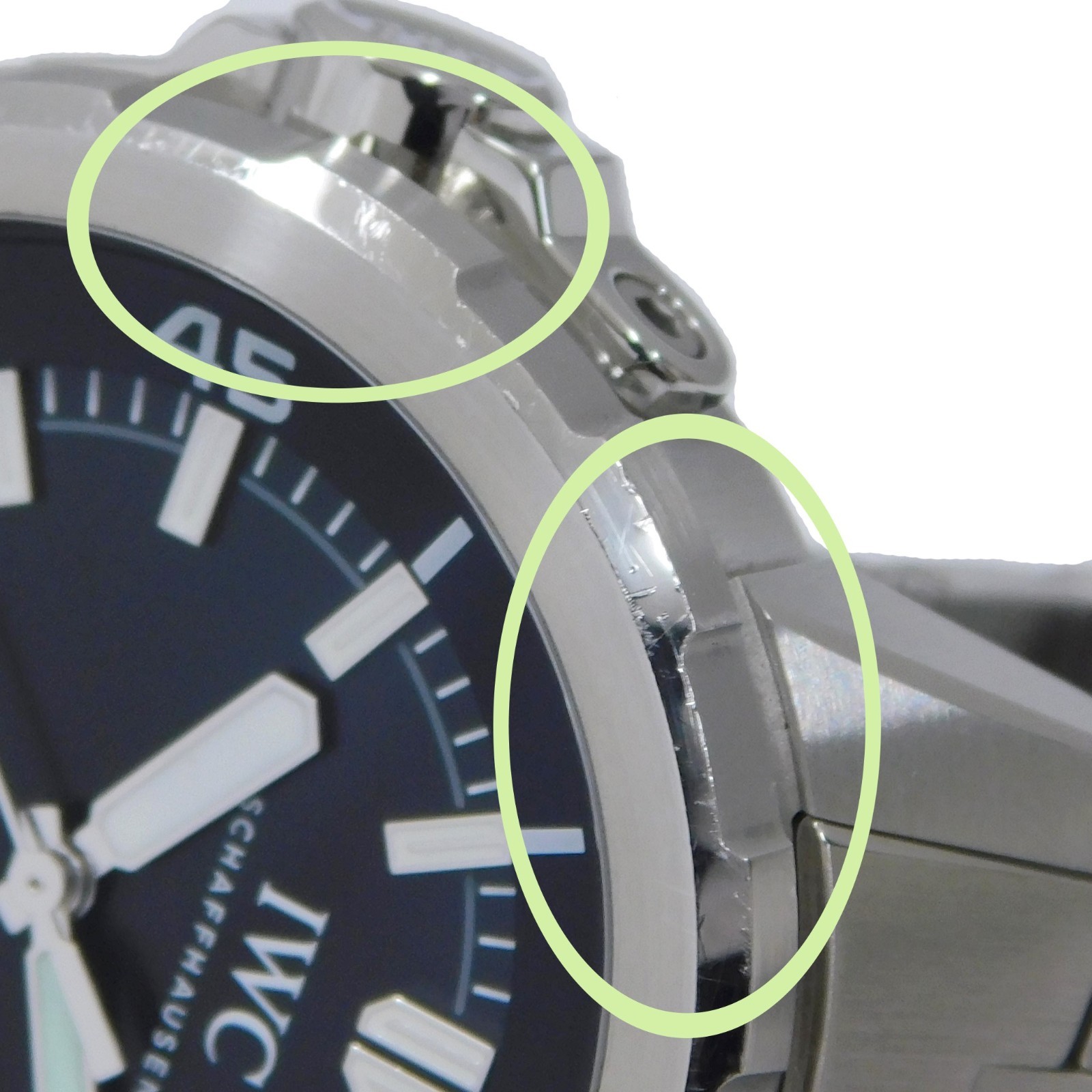 IWC SCHAFFHAUSEN Aquatimer IW329001 S.Steel Automatic Wrist Watch #1494B