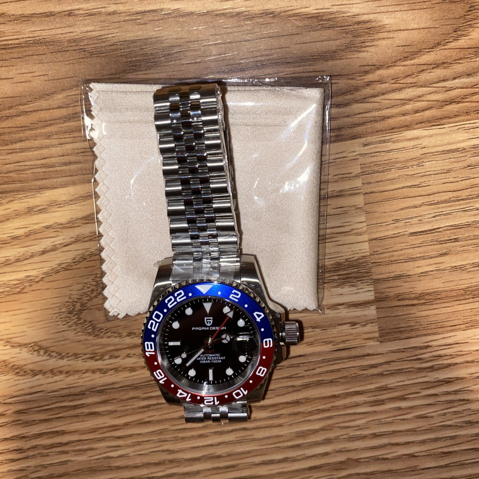 Pagani Design V3 Diver GMT Jubilee Bracelet Automatic Pepsi Bezel