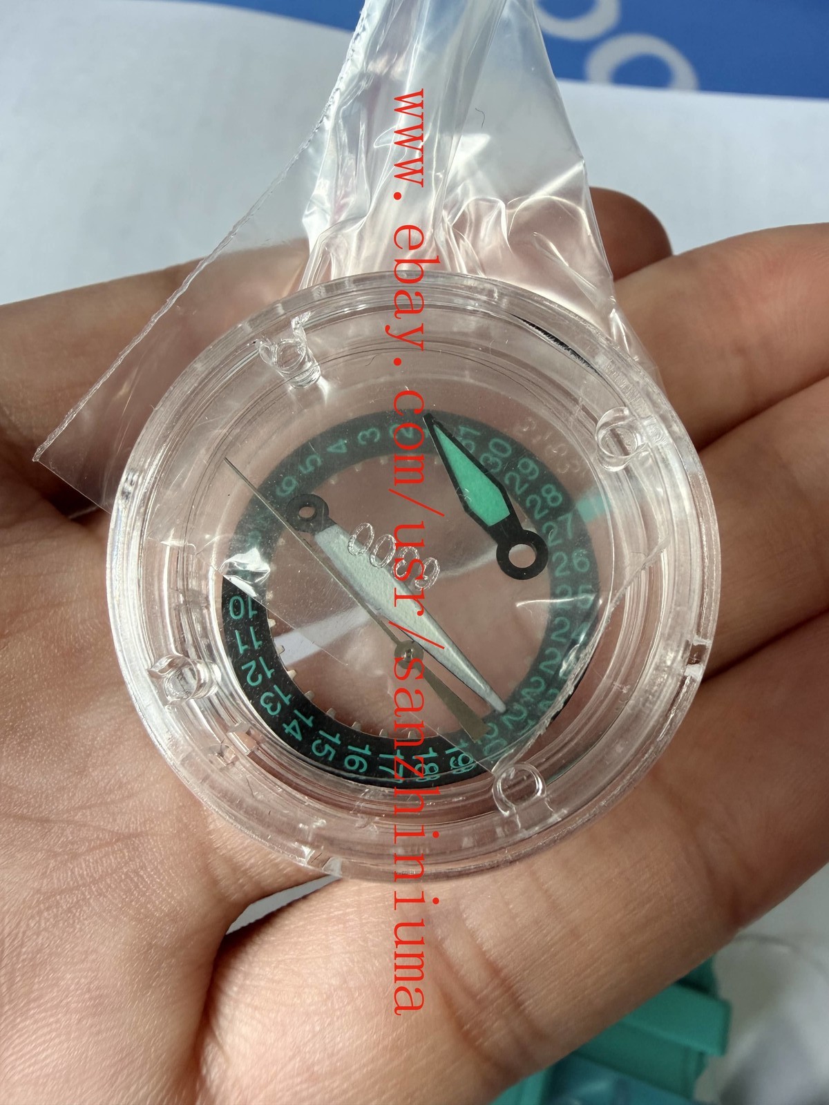 Diy Kit 40mm Titanium Watch Case + Dial + Hands + Strap for 2892