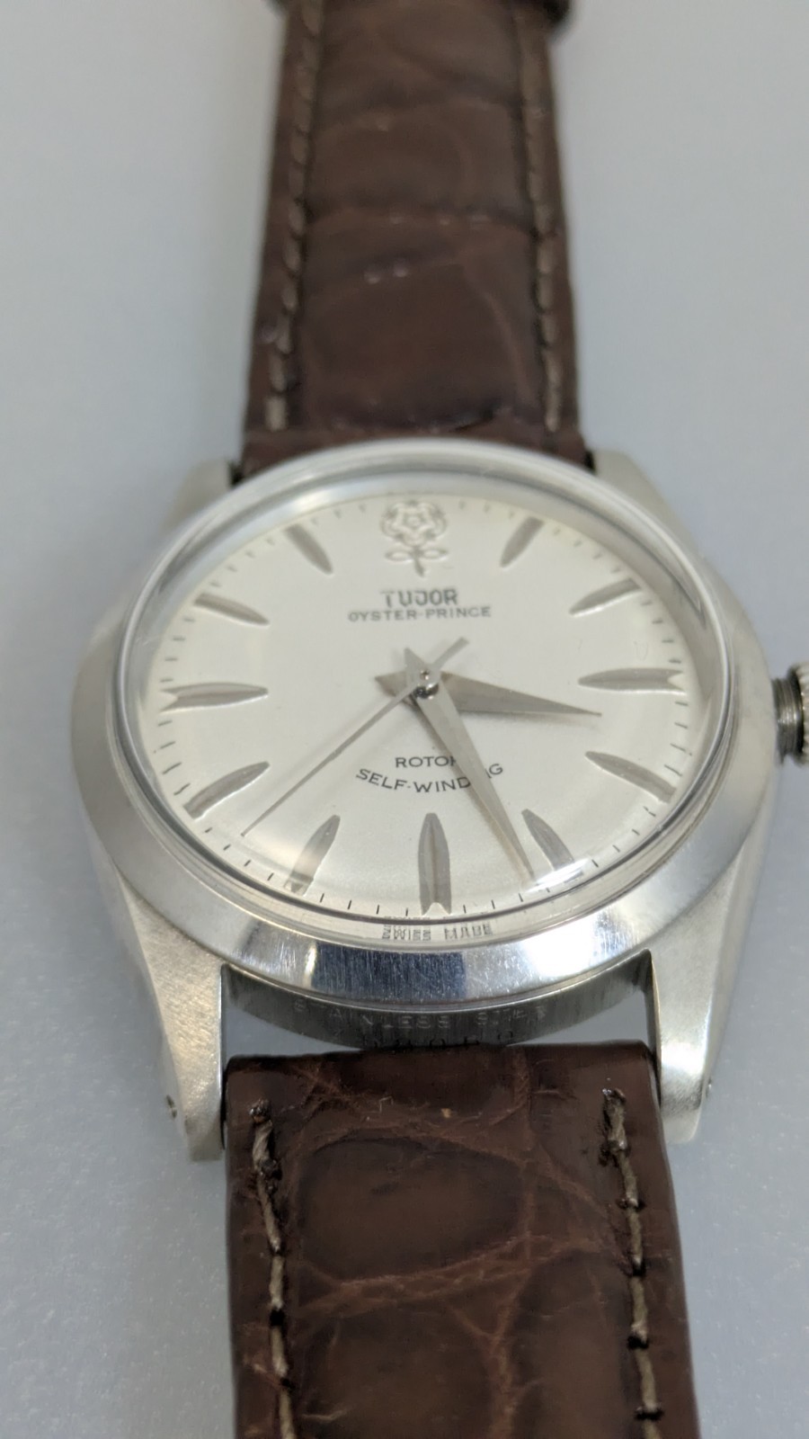 TUDOR Oyster Prince Ref.7964 Rotor Self-Winding Silver Dial Vintage Automatic Wa