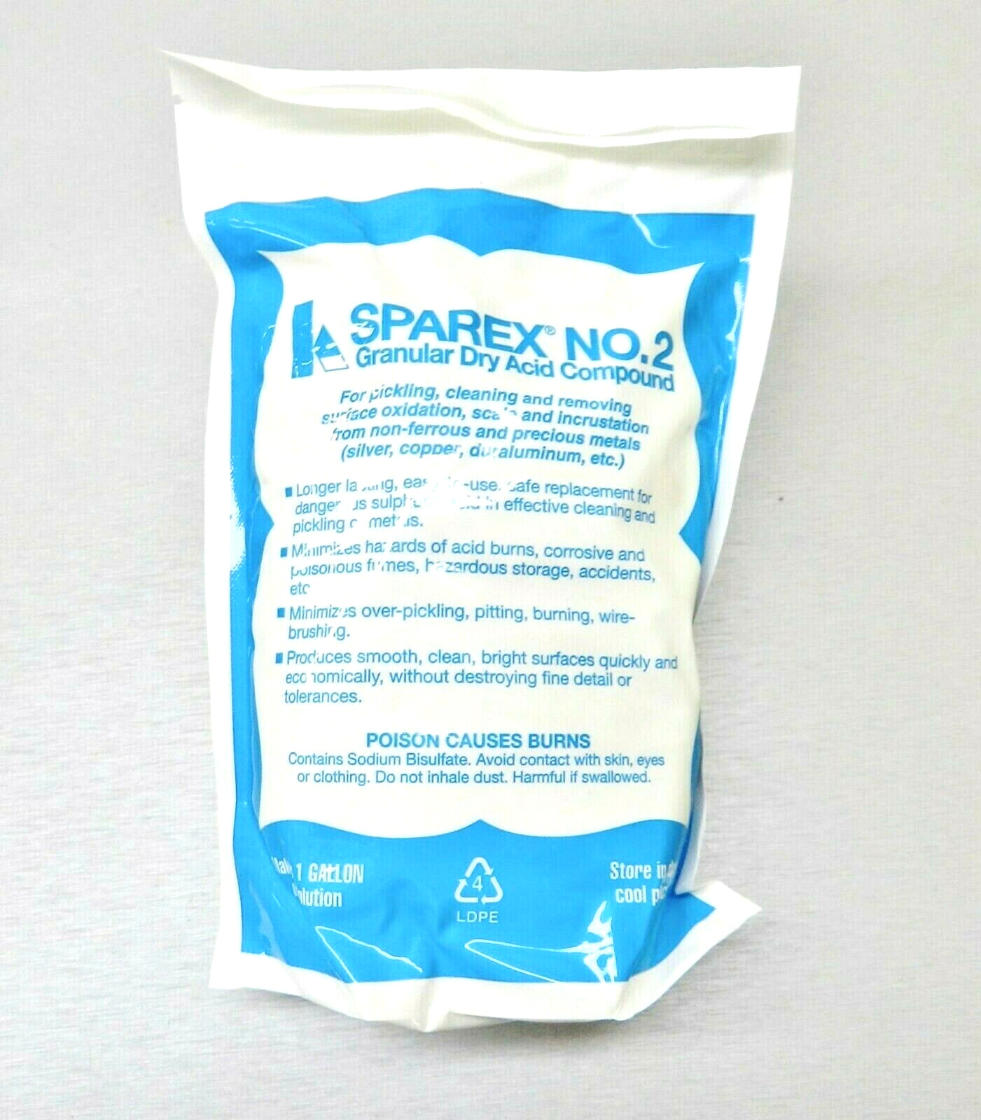 2.5 Lbs Pickling Compound Sparex No 2 Clean Gold & Silver Oxidation 2-1/2 Pound
