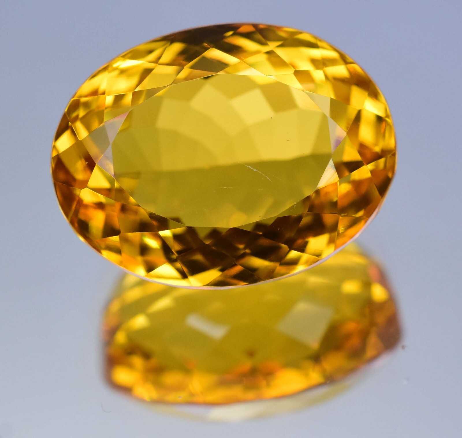 40.55 Ct Flawless Natural Mexico Yellow Opal Certified Oval Cut Loose Gemstone