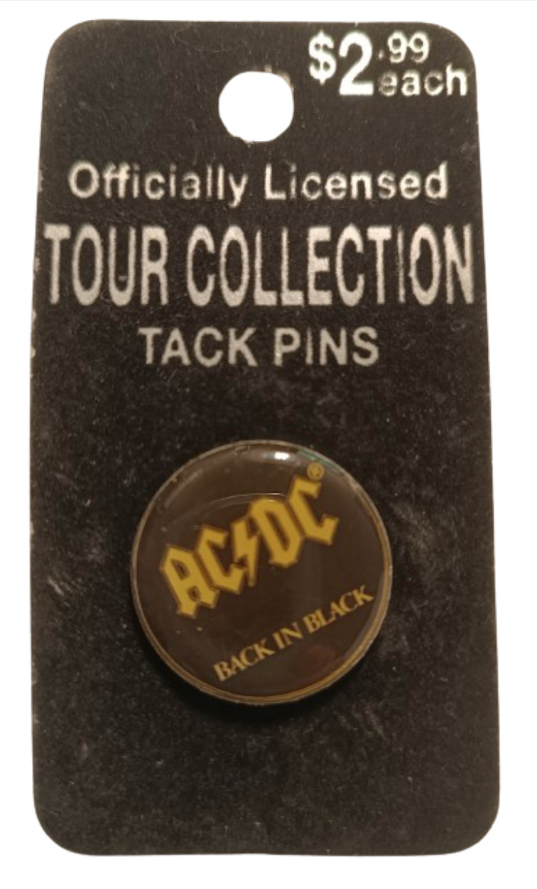 Pin’s AC/DC “Back in Black” 23mm