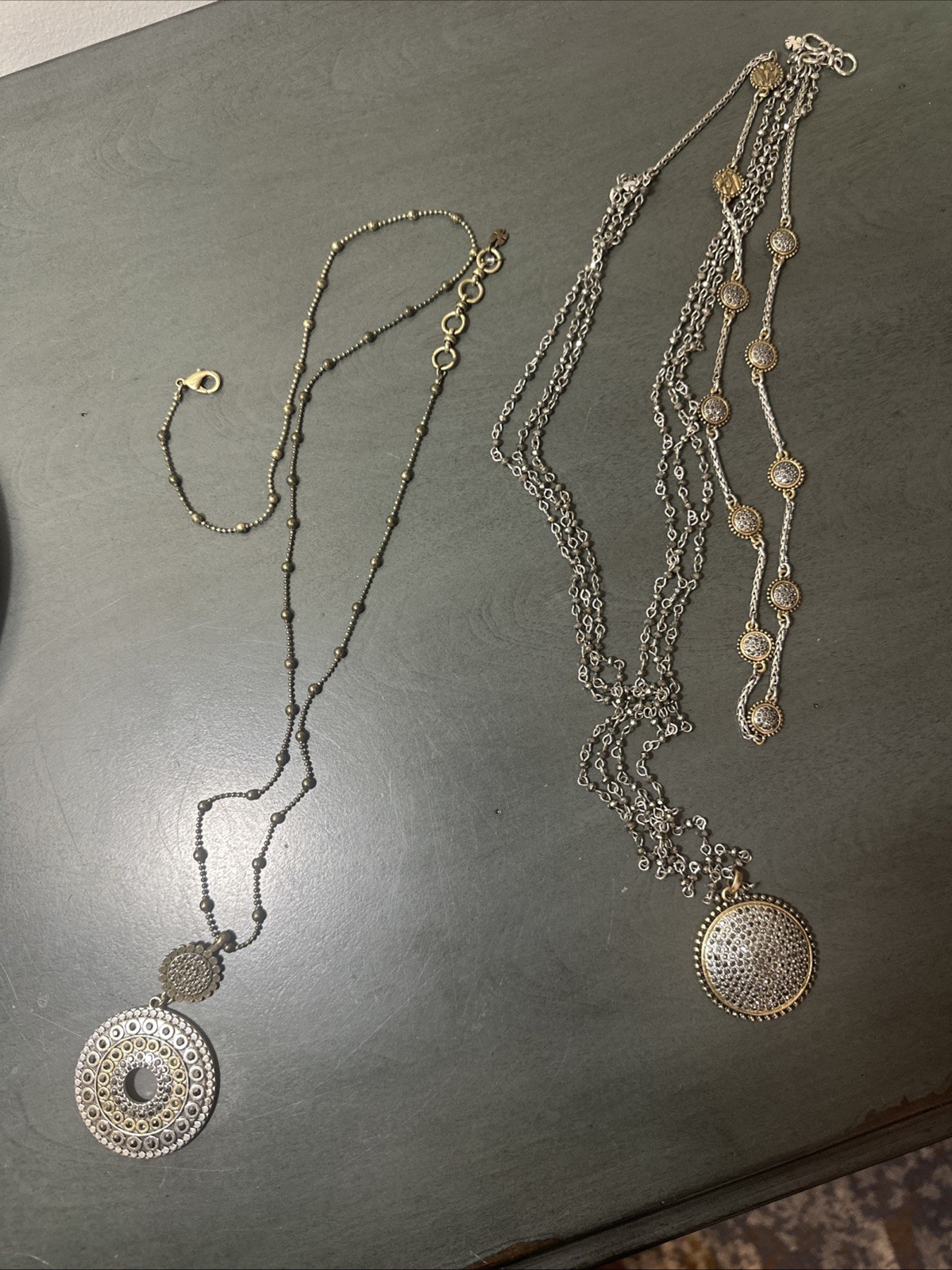 Lucky Brand 2 Necklaces. As Pictured