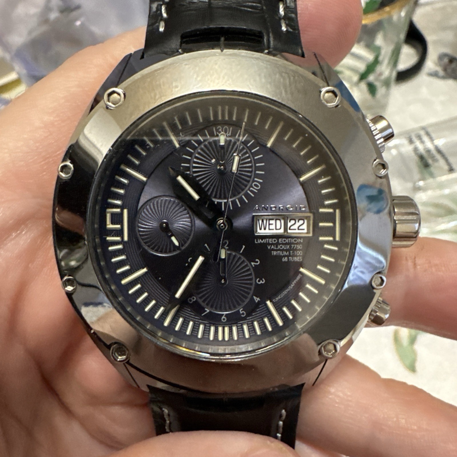 automatic mens swiss watch valjoux 7750