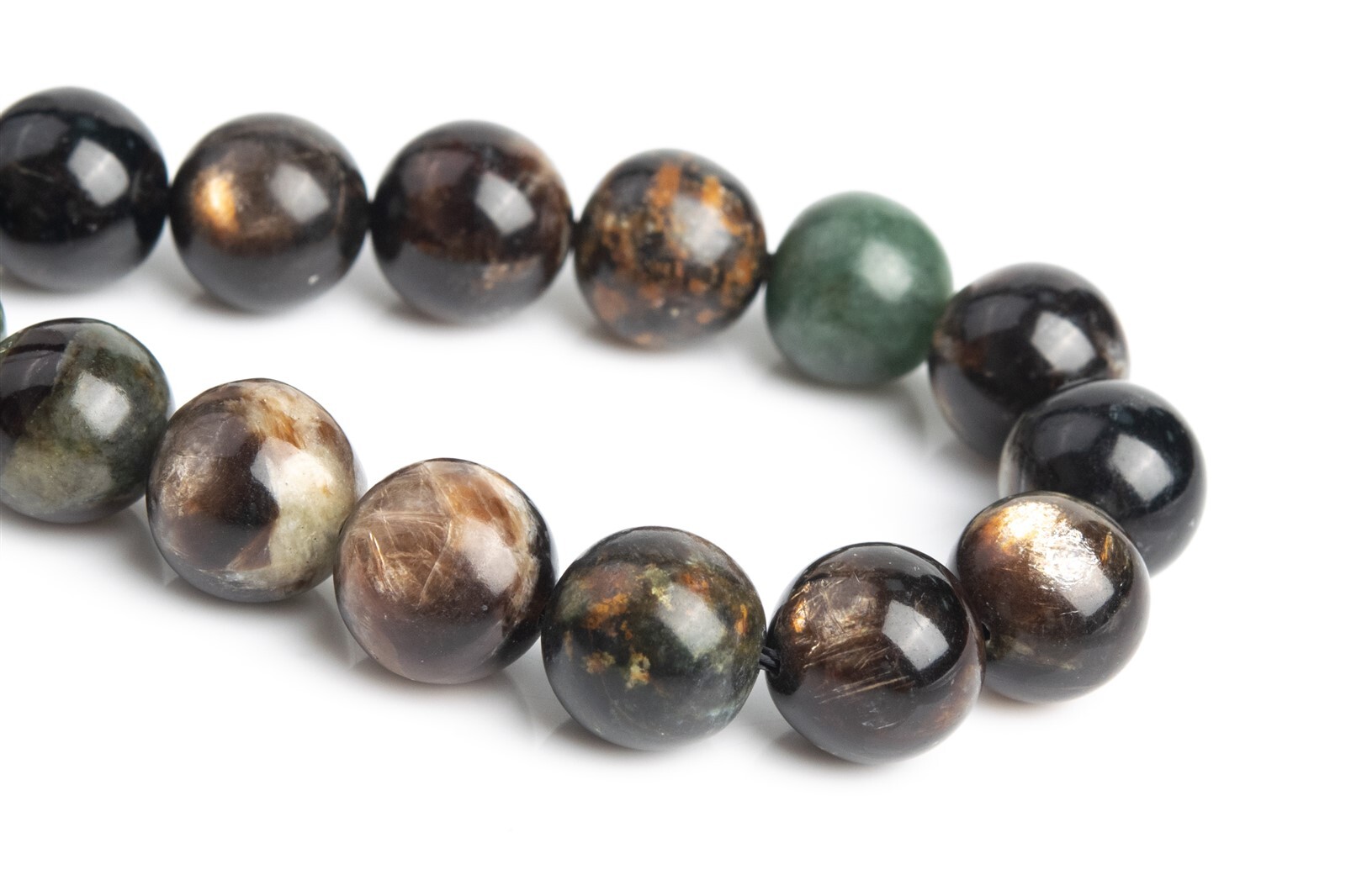 Genuine Natural Phlogopite Beads Grade AAA Round Loose Beads 6/7/8/9/10/11/12MM