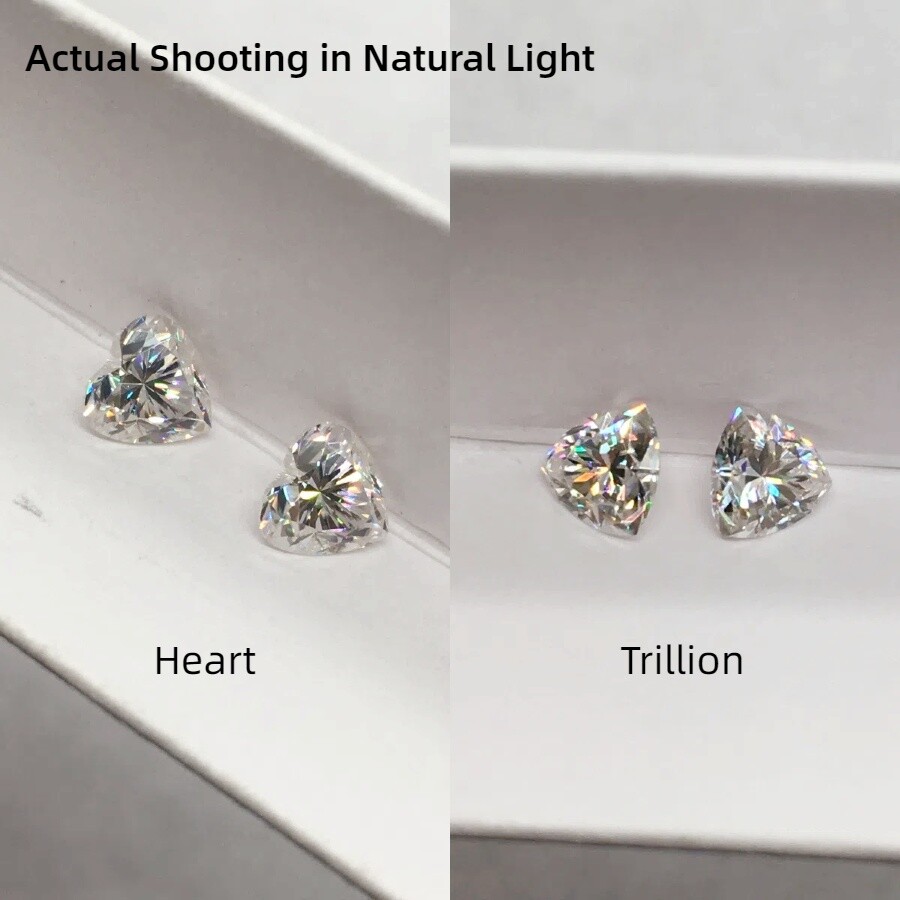 High Quality 0.3-10ct D Color VVS1 GRA Certified Multi-shape Moissanite Loose