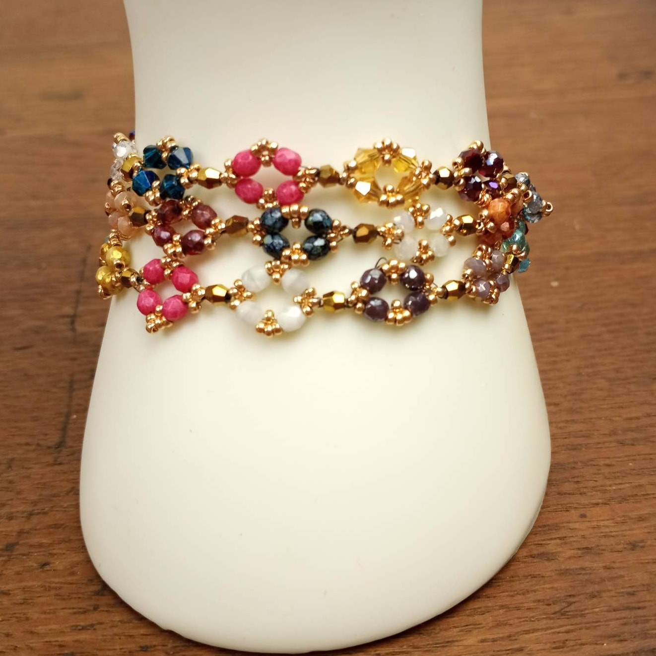 HANDMADE~Triple Wrap Anytime Bracelet or Necklace