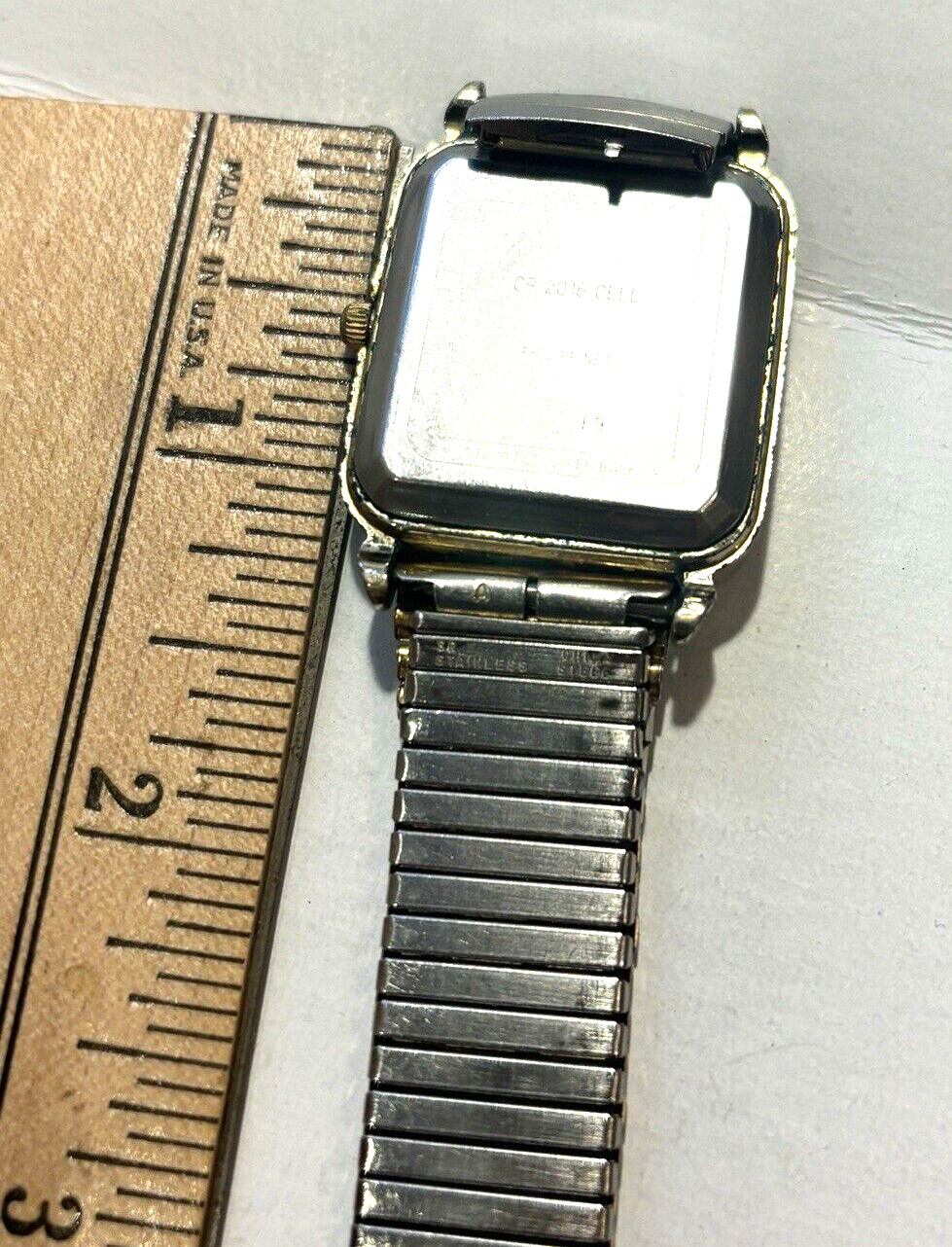 Acqua watch men’s dress formal black gold tone bracelet runs fine – needs band