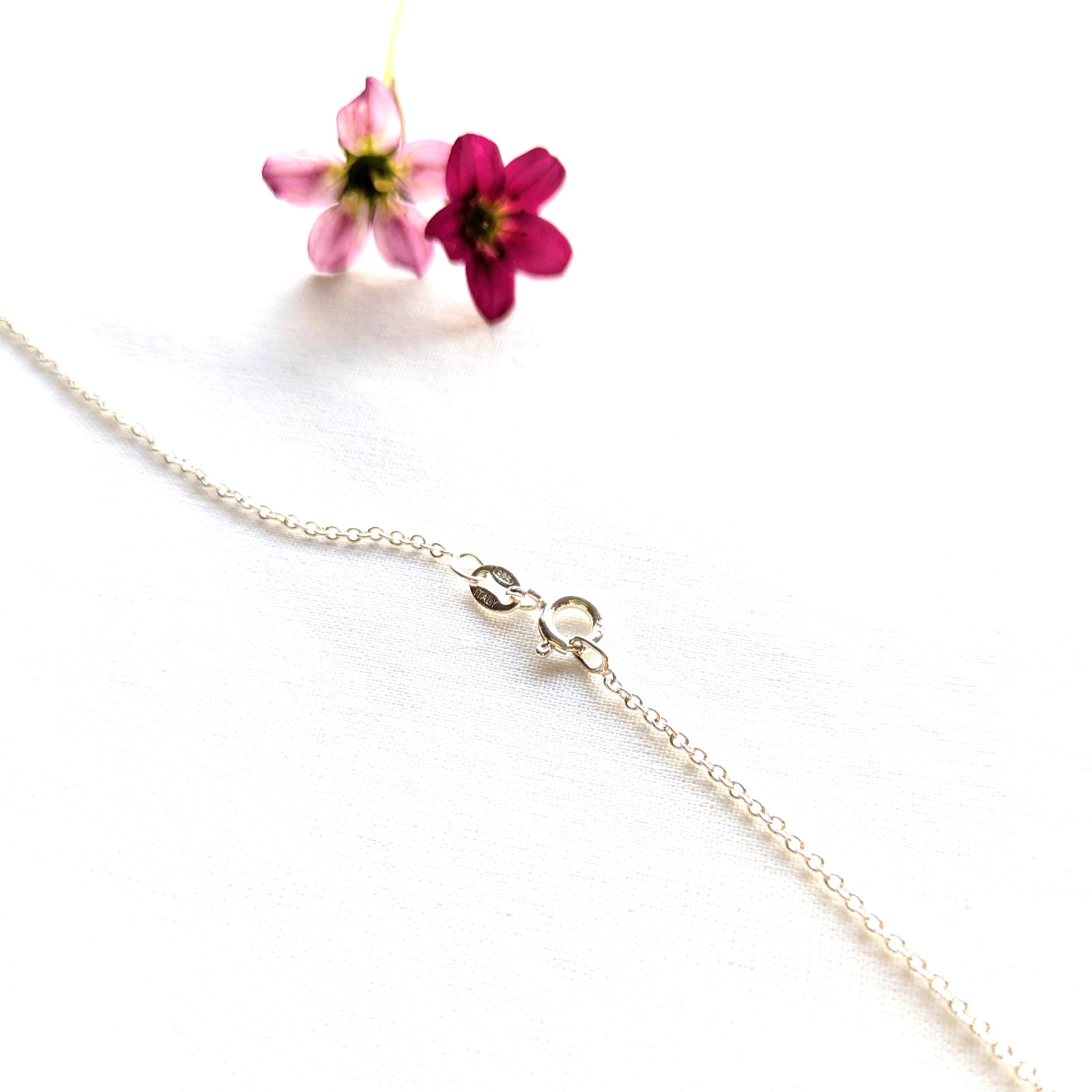 925 Sterling Silver 24 inch Medium Trace Chain Italy Long Necklace Men Women