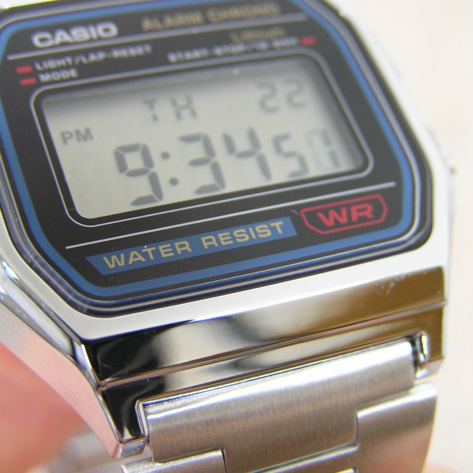 UK STOCK CASIO A158WA-1JH Japan Exclusive Digital Watch Imported Model Silver