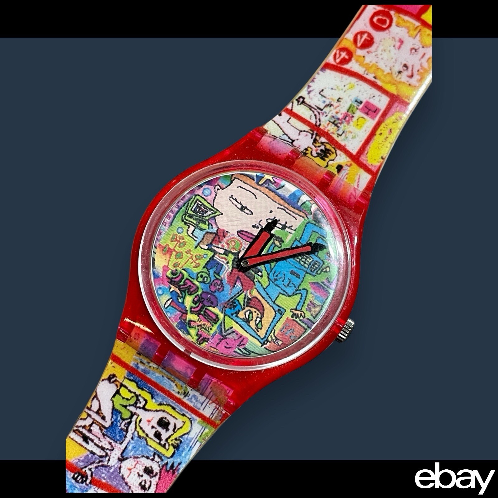1996 SWATCH WATCH – TOKYO MANGA – Water Resistant SWISS FRESH BATTERY