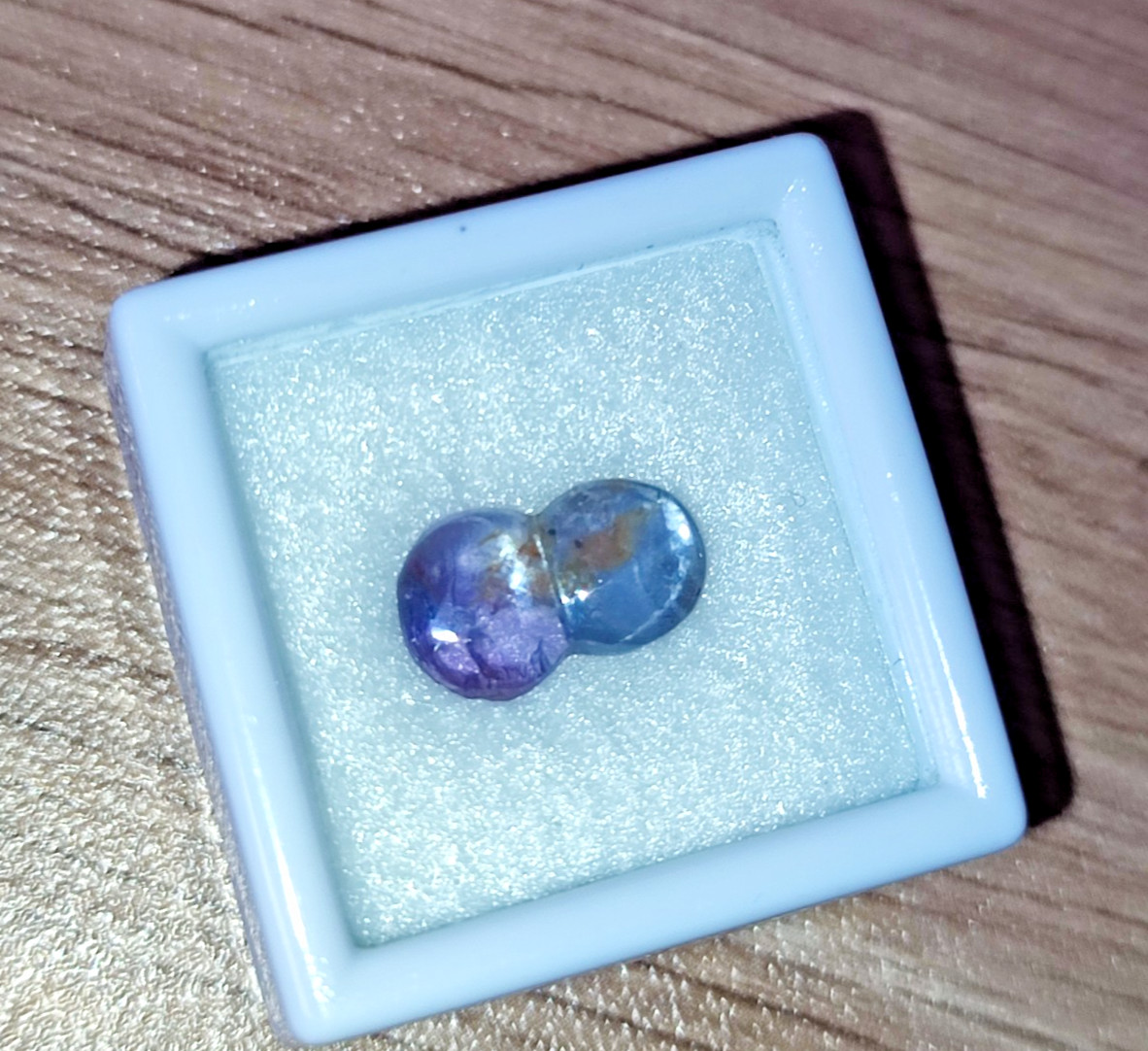 Natural Star Sapphire 2.80ct Two-Tone Purple gray | Unique Shape | Unheated