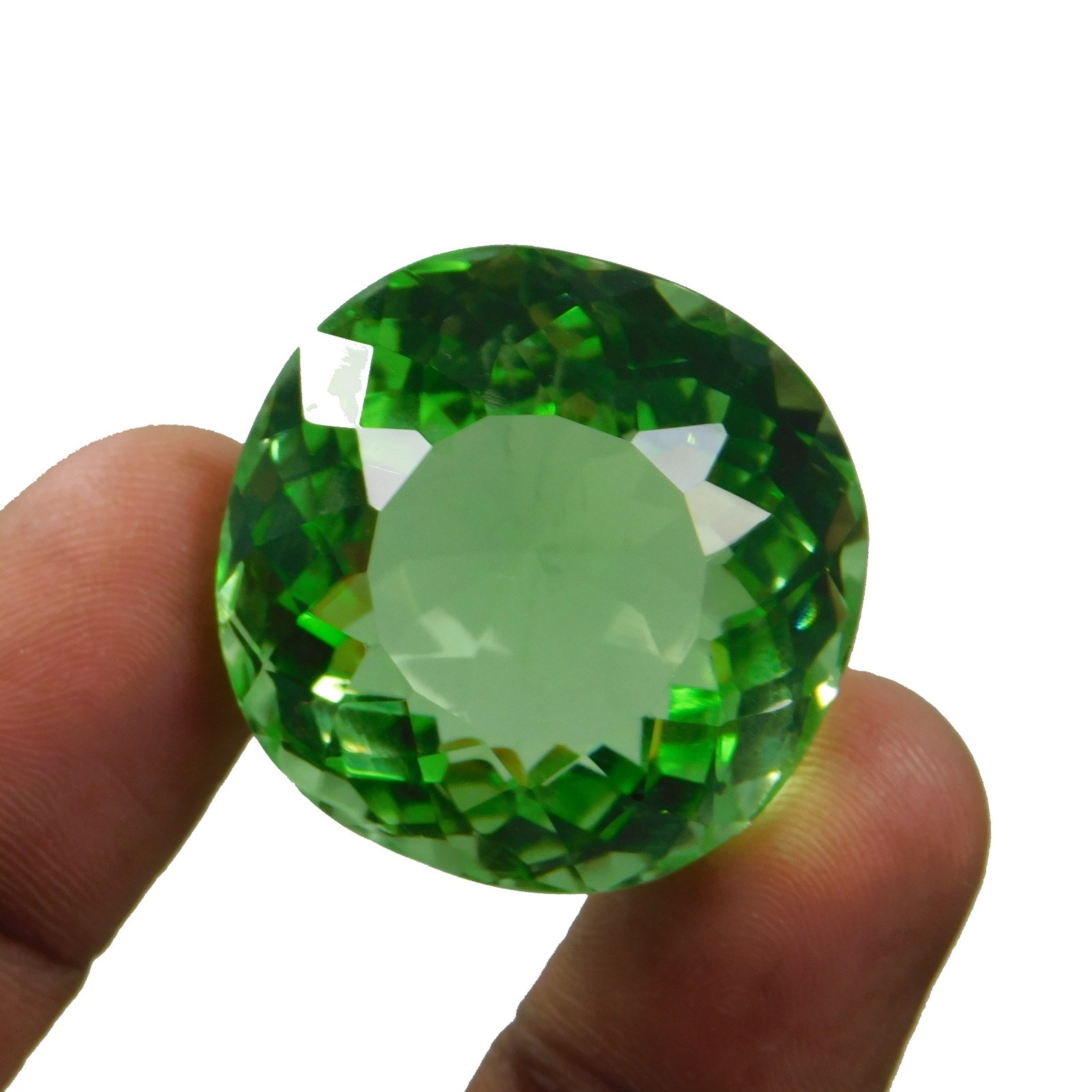 Certified 111.90 Ct Natural Green Peridot Radiant Shape VVS Pak Loose Gemstone