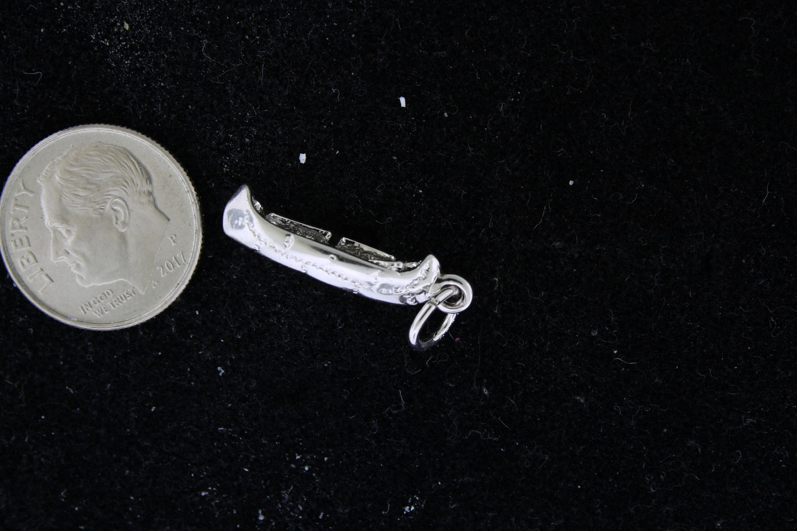 Rembrandt Sterling Silver Canoe Charm