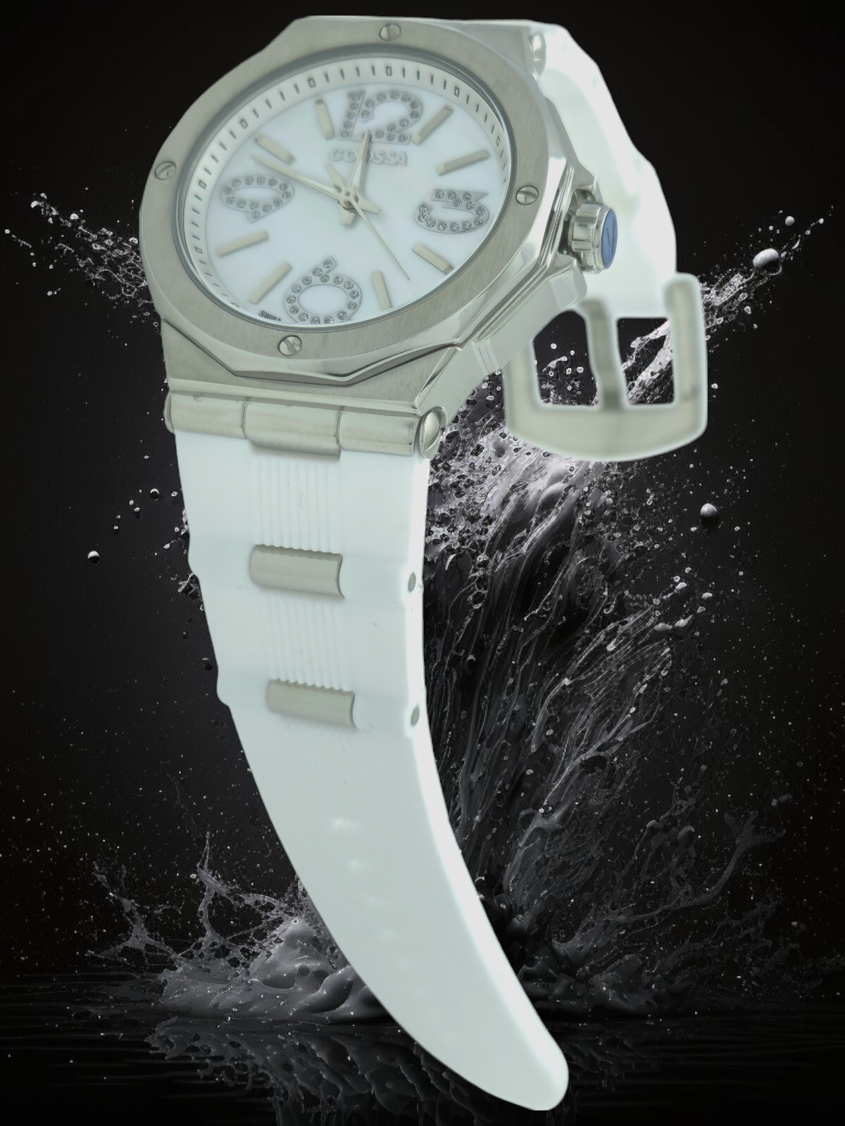 Coossa Original Women’s Watch 36.5MM Case Swiss Movt 100M WR Mother Of Pear Dial
