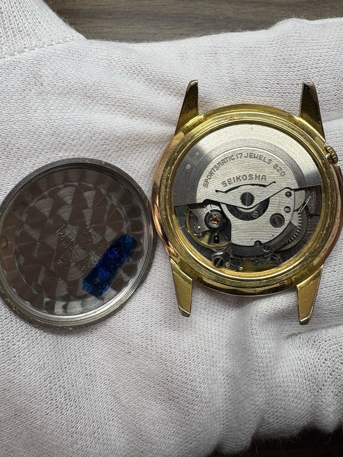 SEIKO Sportsmatic Calendar 820 15040D Vintage 1964 Automatic Overhauled Japan