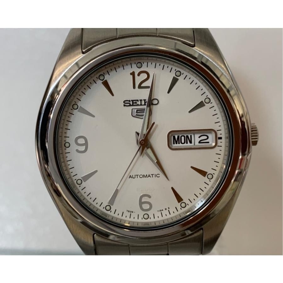 Used (no noticeable scratches or dirt) Seiko 5 AT SS