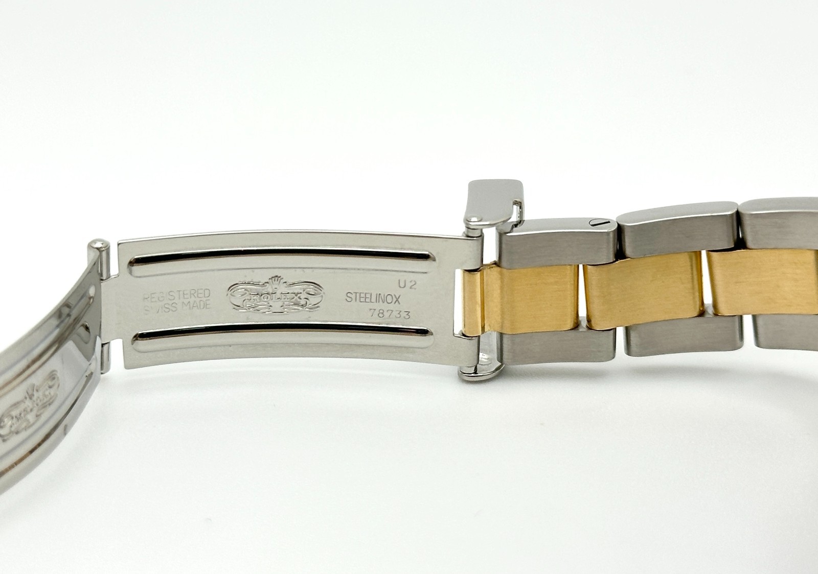 Rolex Ladies Yacht Master 69623 29mm White Dial 18K Yellow Gold Stainless Steel