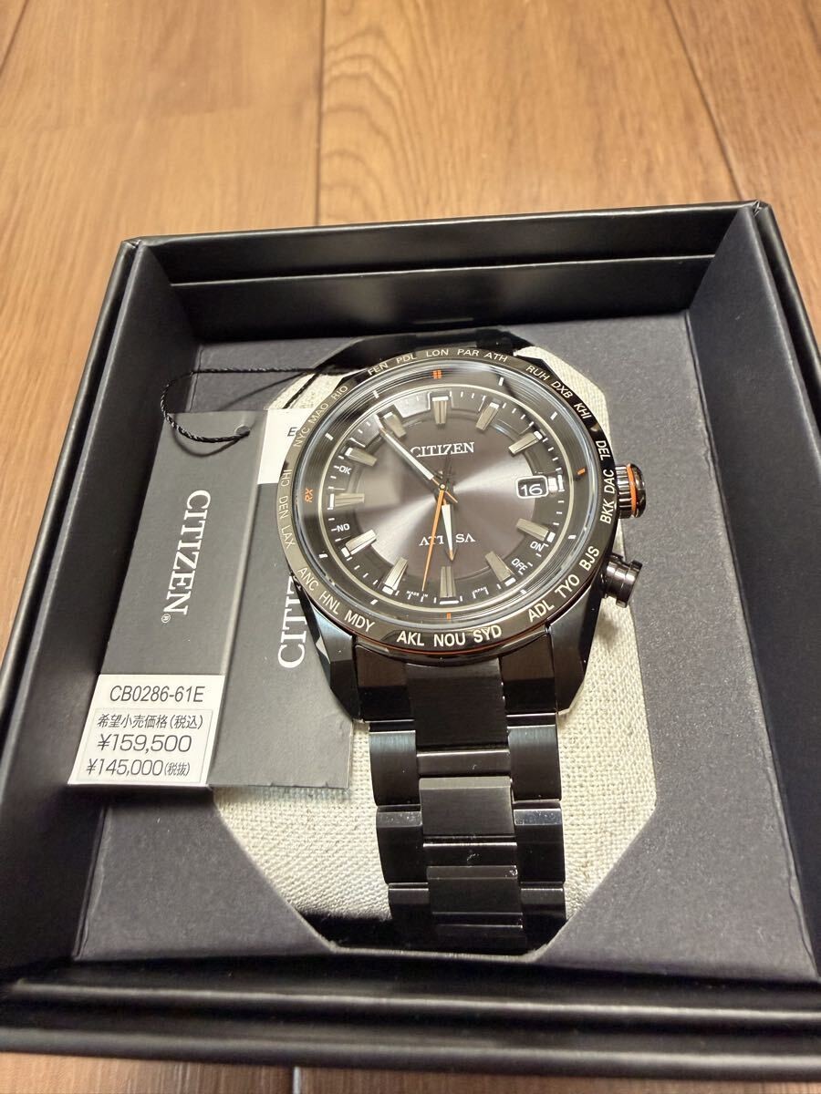 Citizen Attesa ACT Line Black Titanium Series CB0286 61E
