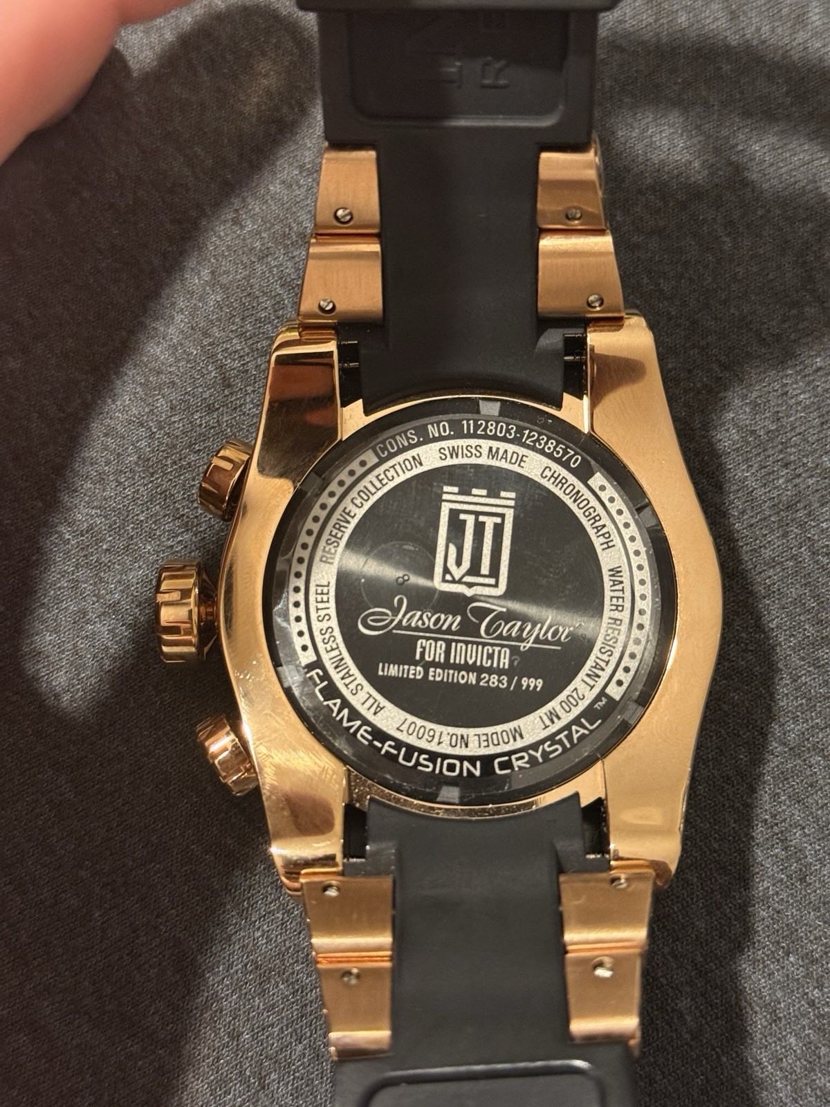 Jason Taylor – Invicta Reserve Limited Edition 283/999 Swiss Chrono 53mm Watch
