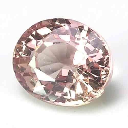 EXCEPTIONAL NATURAL AFGHANISTAN VIVID PINKISH ORANGE COLOR SAPPHIRE GEM – OVAL C